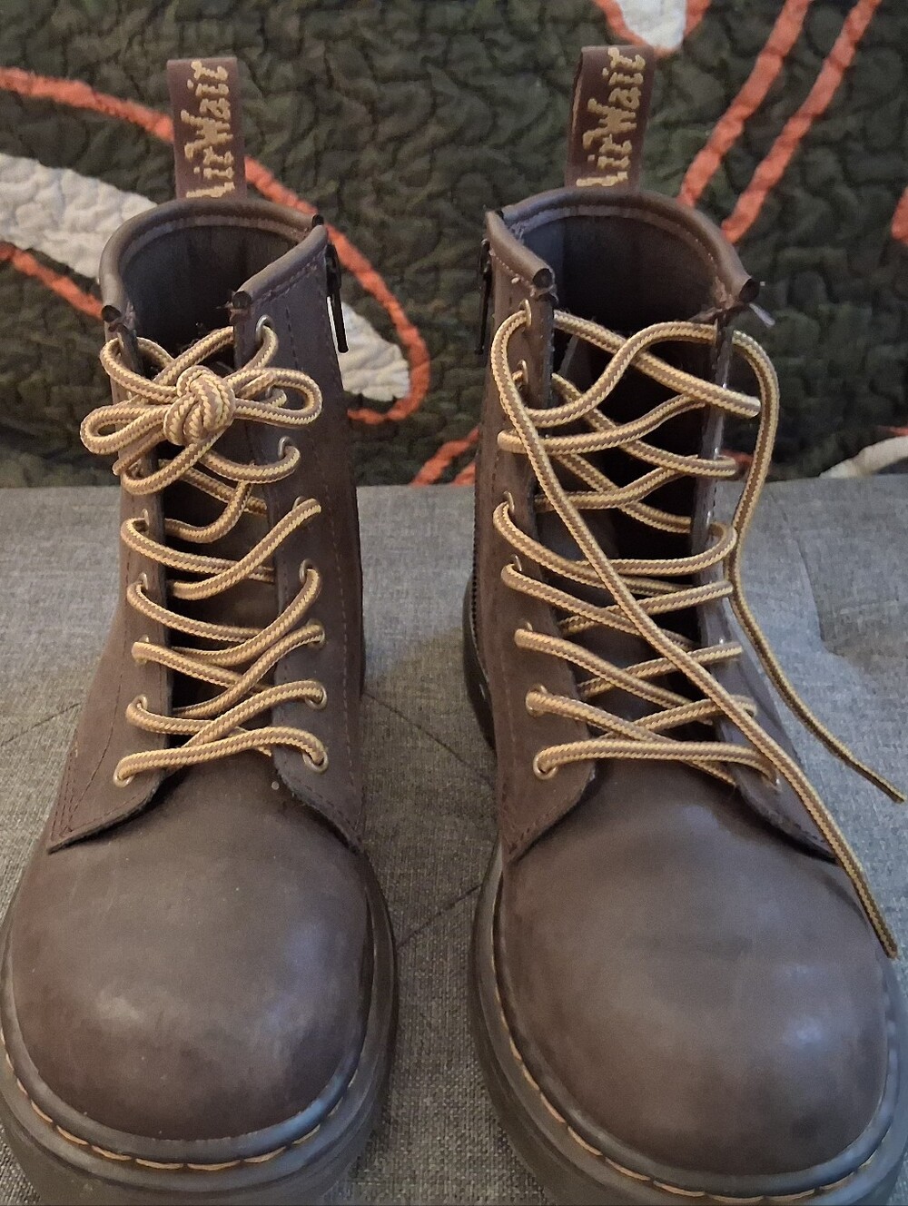 JUNIOR 1460 WILDHORSE LEATHER LACE UP BOOTS big kids size US 2